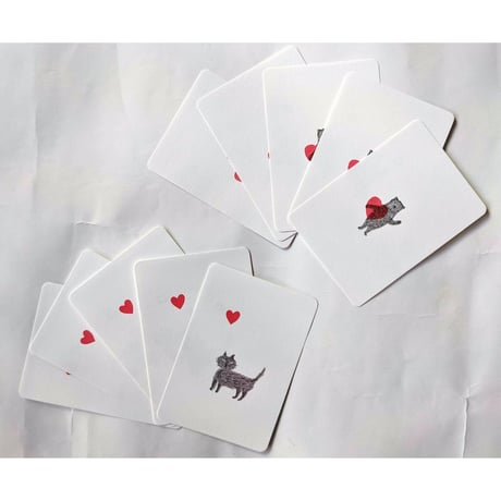 堀口尚子カードセット（2種類各5枚1セット）