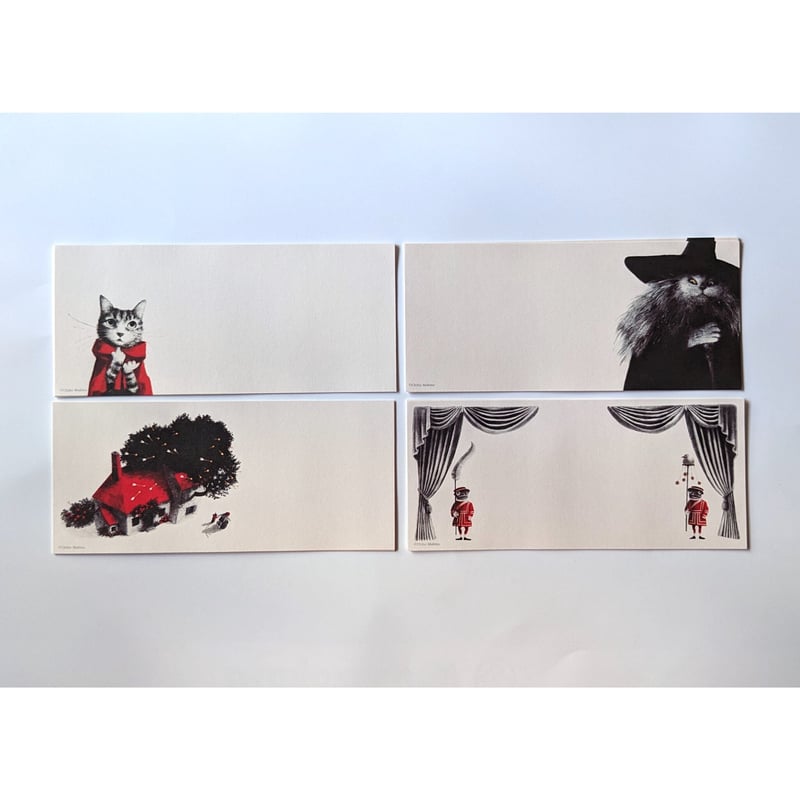 牧野千穂一筆箋：『へそまがりの魔女』（4種類1セット） | nowaki