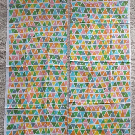 みはに工房：手拭い「triangles」