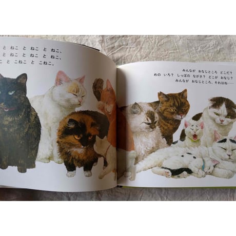 絵本『ねことねこ』（町田尚子）