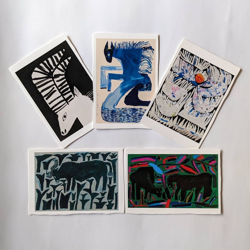 ミロコマチコ：ポストカードセットC | nowaki