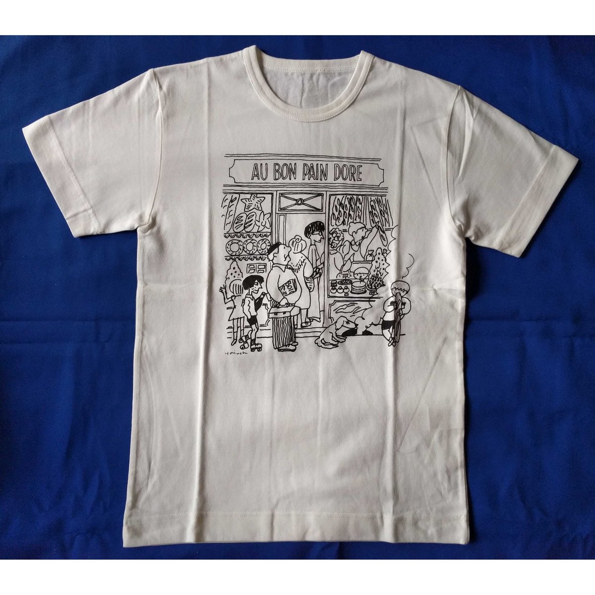 堀内誠一　ポロシャツ 堀内誠一Tシャツ：「AU BON PAIN DORE」Mサイズ | nowaki