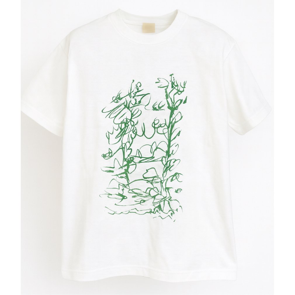 岡崎乾二郎【直筆サイン】デザイン Tシャツ 灰塚アースワーク Lサイズ Tシャツ：（岡﨑乾二郎） | nowaki