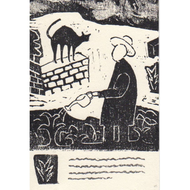 片桐水面版画作品B（シート） | nowaki