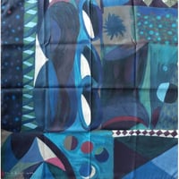 nakabanハンカチ「blau blau #1」