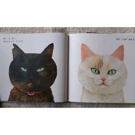 絵本『ねことねこ』（町田尚子）