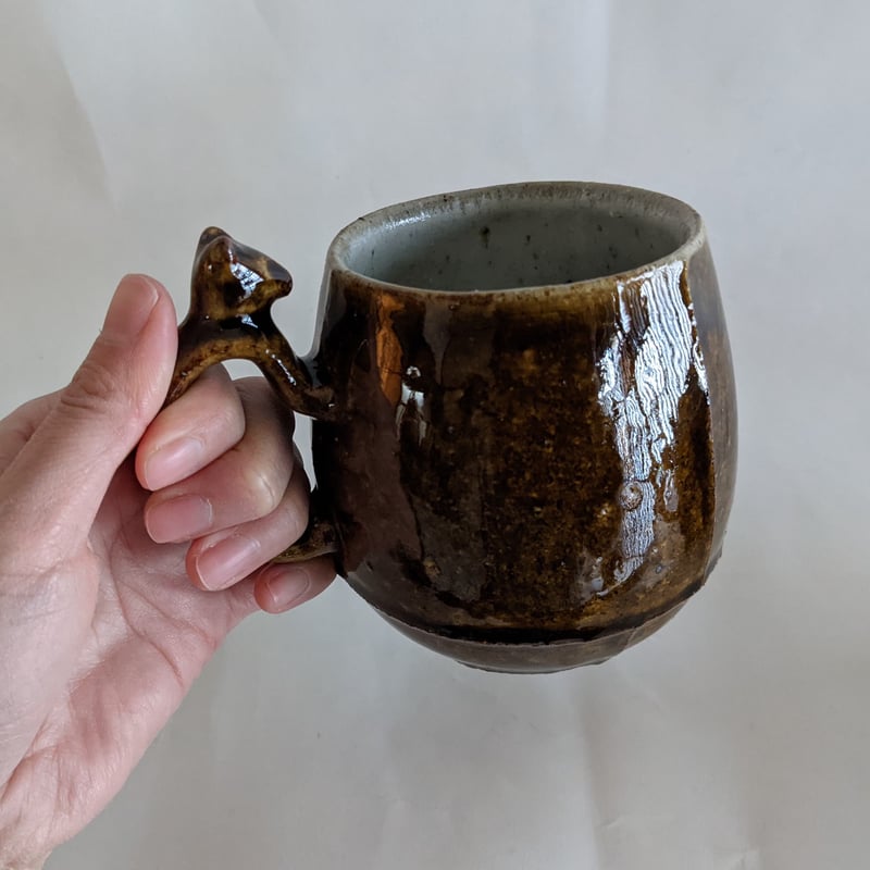 鈴木稔：猫取手マグカップ（大） 2 | nowaki