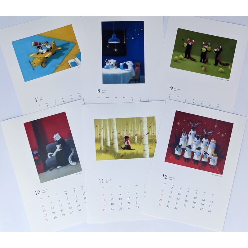 牧野千穂：カレンダー2024「small voice」 | nowaki