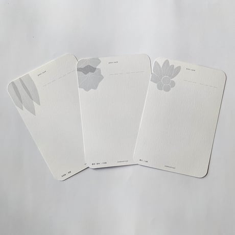 尾﨑浅子 (asakozirusi)：ポストカードセット５（郷土玩具3枚1組）