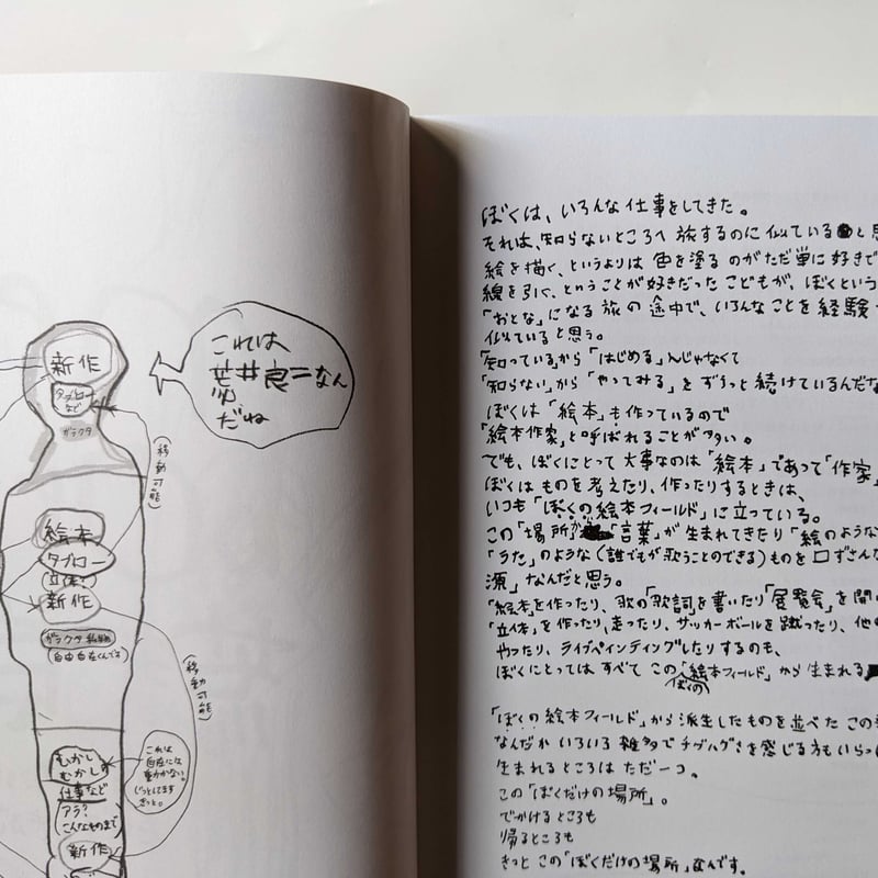 new born 荒井良二 アートブック　図録 荒井良二図録：「new born」（表紙2種類） | nowaki
