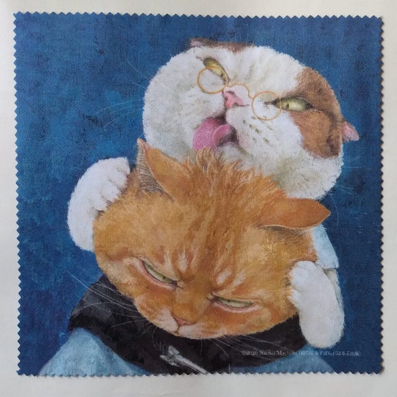 町田尚子：眼鏡拭き「ねこはるすばん」（床屋） | nowaki