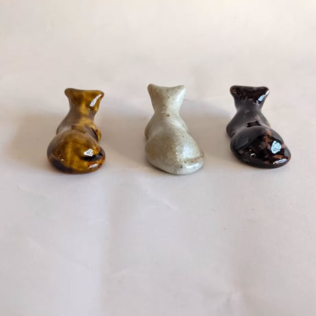 鈴木稔：箸置干支「猫」