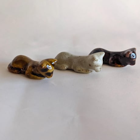 鈴木稔：箸置干支「猫」