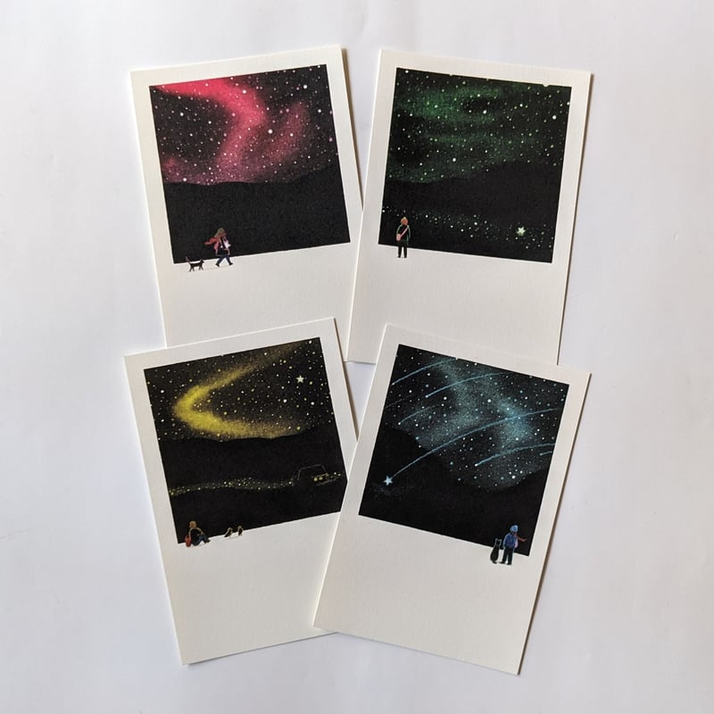 嶽まいこポストカードセット「STARRY WINDOW」 | nowaki