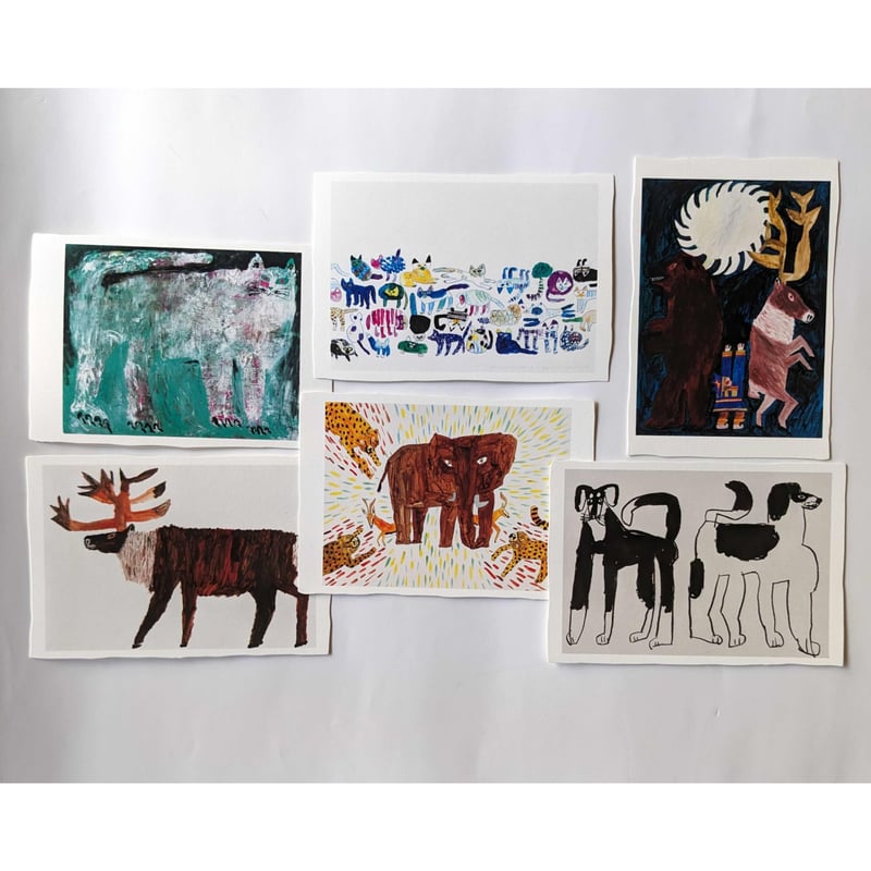 ミロコマチコ：ポストカードセットB | nowaki