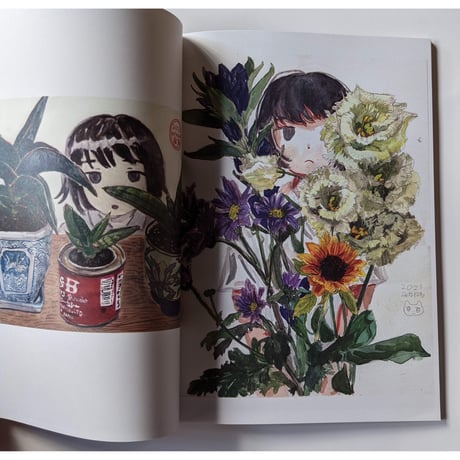 『お花の絵の本』（みなはむ）
