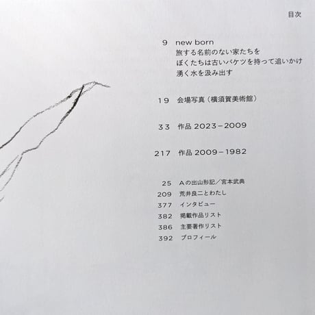 荒井良二図録：「new born」（表紙2種類）