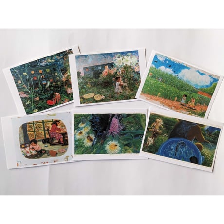 『片山健の油彩画展』  ポストカードセット