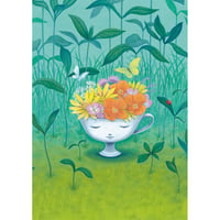 6/28：ただあやの絵本『満ちている』原画＋小作品展