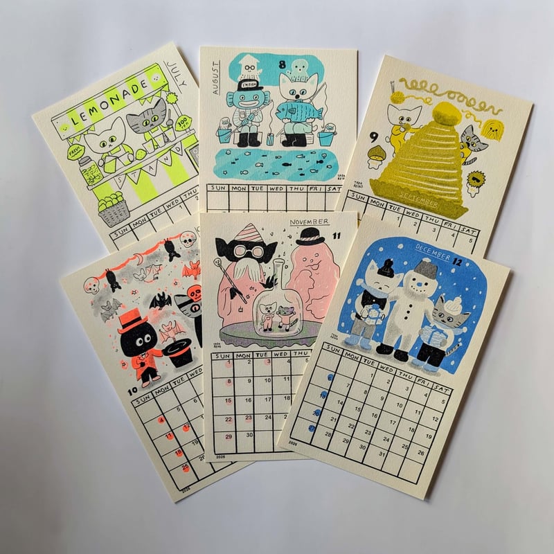 多田玲子：『OCHAMEDENONKINA CALENDAR』2026 | nowaki