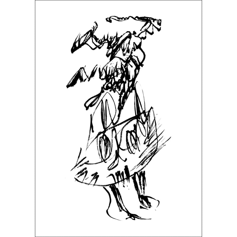 Tシャツ：（岡﨑乾二郎） cat | nowaki