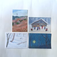はせがわはっち：絵葉書「山景色」その3