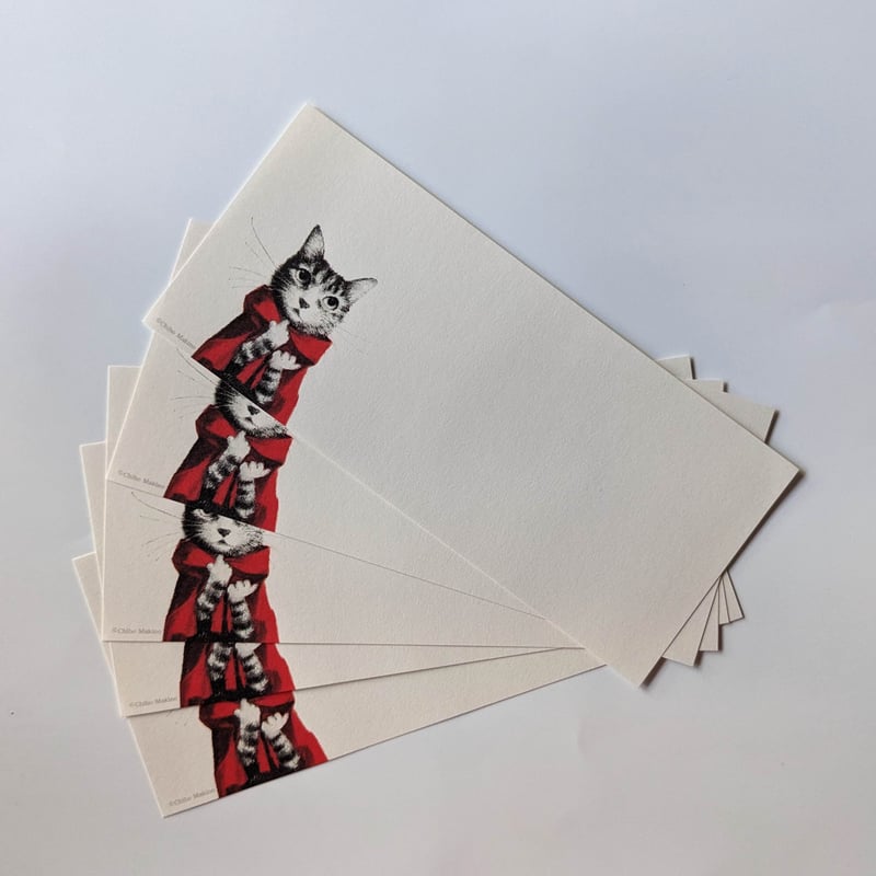 牧野千穂一筆箋：『へそまがりの魔女』（4種類1セット） | nowaki