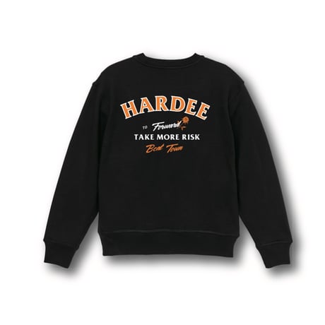 HARDEE "BT"-CREW NECK SWEAT BLACK