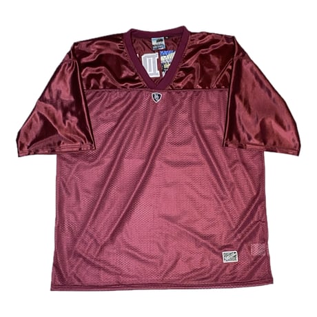 "HC LOGO"-S/S MESH GAME SHIRT BURGUNDY