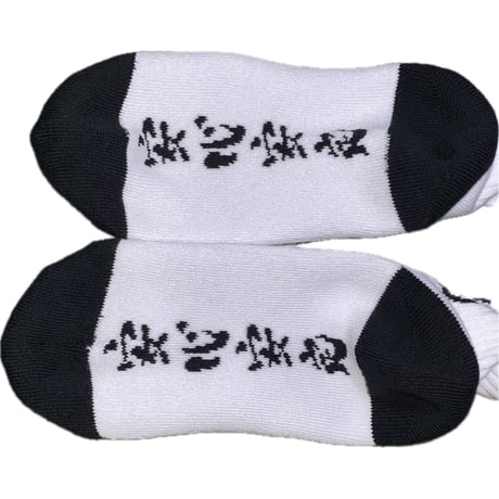 HARDEE "NAY KICKS KICKS"-JACQUARD LONG SOX WHITE