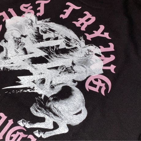 BACKWARDS CRAB-S/S T-SHIRT　BLACK