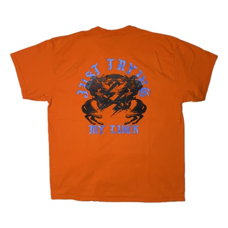 BACKWARDS CRAB-S/S T-SHIRT　ORANGE