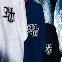 HARDEE "HCLOGO"- S/S CREW NECK SWEAT  ASH/NAVY/GRAY