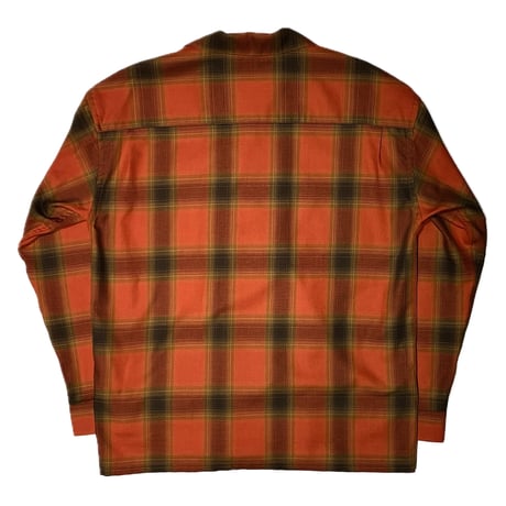OPEN COLLREAD OMBRE SHIRT ORANGE