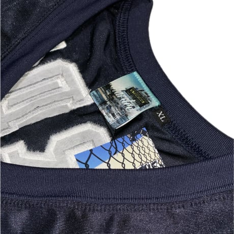 "HC LOGO"-S/S MESH GAME SHIRT NAVY