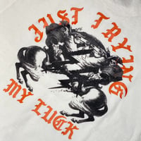 BACKWARDS CRAB-S/S T-SHIRT　WHITE