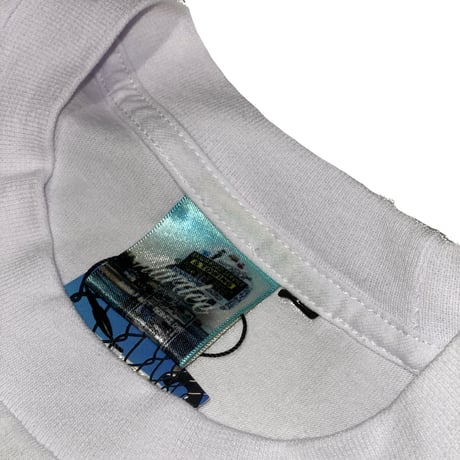 HARDEE "DN"-CREW NECK L/S T-SHIRT WHITE