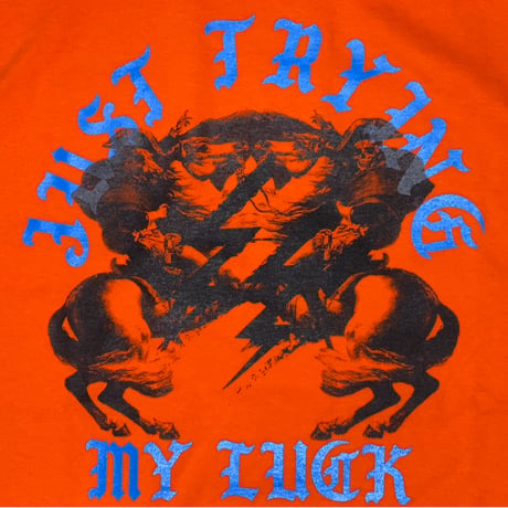 BACKWARDS CRAB-S/S T-SHIRT　ORANGE
