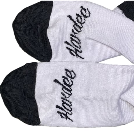 HARDEE "NAY KICKS KICKS"-JACQUARD LONG SOX WHITE