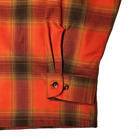 OPEN COLLREAD OMBRE SHIRT ORANGE