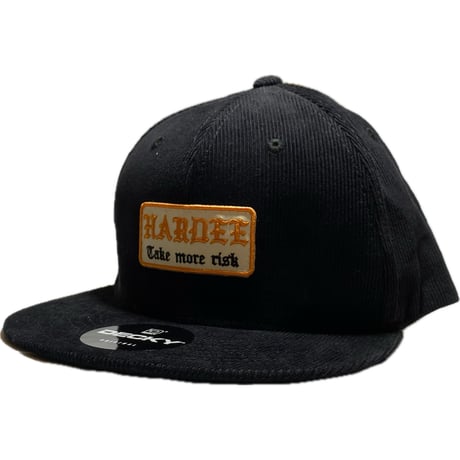 HARDEE "TAKE MORE"-CORDUROY CAP RED/GRAY/BLACK