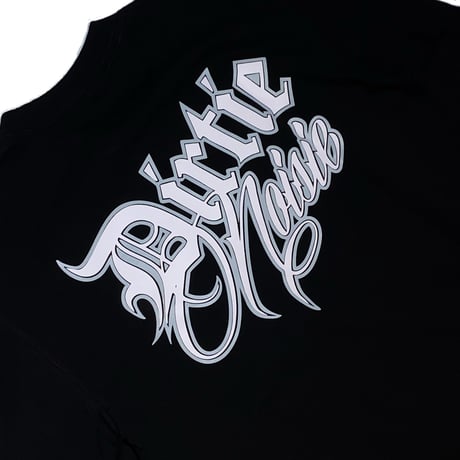 HARDEE "DN"-CREW NECK L/S T-SHIRT BLACK