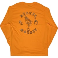 "KOUNE"-LONGSLEEVE T-SHIRT ORANGE