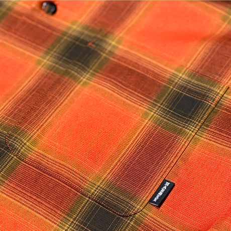 OPEN COLLREAD OMBRE SHIRT ORANGE