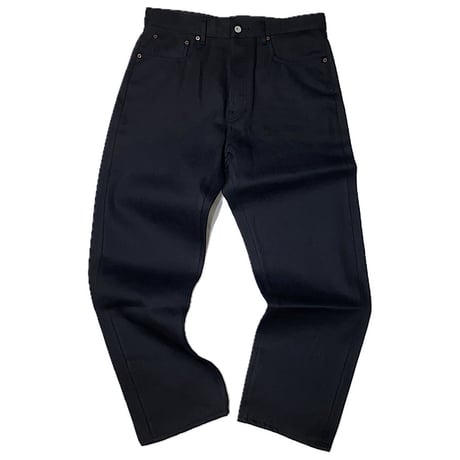 HARDEE "TRUE FORM"-5POCKET DENIM PANTS BLACK