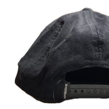 HARDEE "TAKE MORE"-CORDUROY CAP RED/GRAY/BLACK