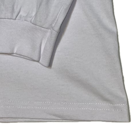 HARDEE "DN"-CREW NECK L/S T-SHIRT WHITE