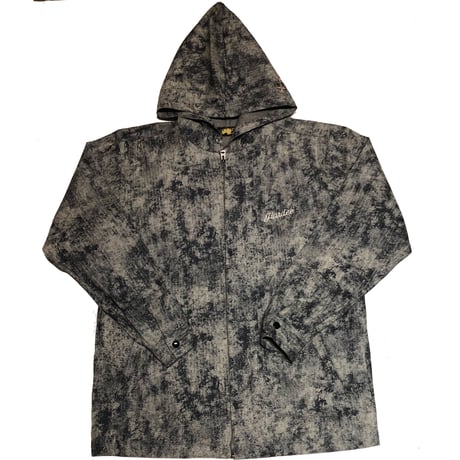 TO COAST HOODIE CHEMICAL WASH DENIM