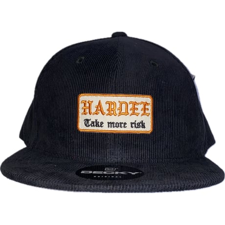HARDEE "TAKE MORE"-CORDUROY CAP RED/GRAY/BLACK