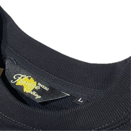 HARDEE "HCLOGO"- CREW NECK SWEAT BLACK